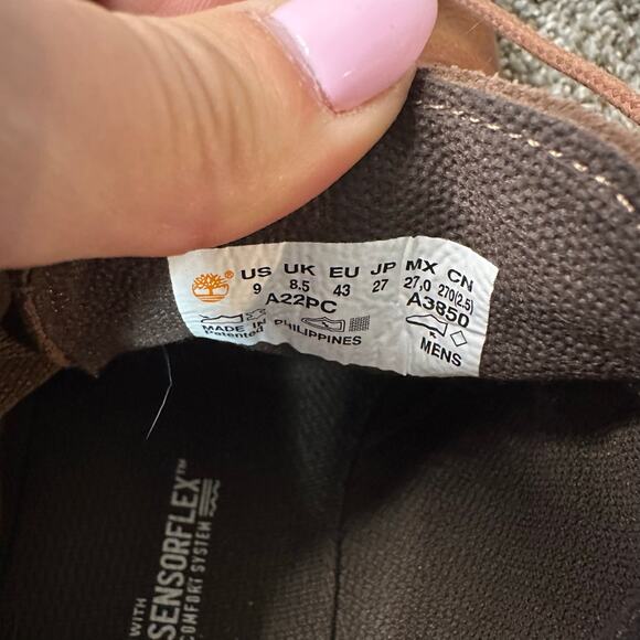 TIMBERLAND Men's Franklin Park Brogue Oxfords Size 9 In Brown - Picture 2 of 7